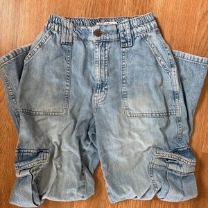 Garage Light Blue Cargo Jeans